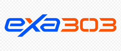 Logo exa303 platform hiburan digital Indonesia